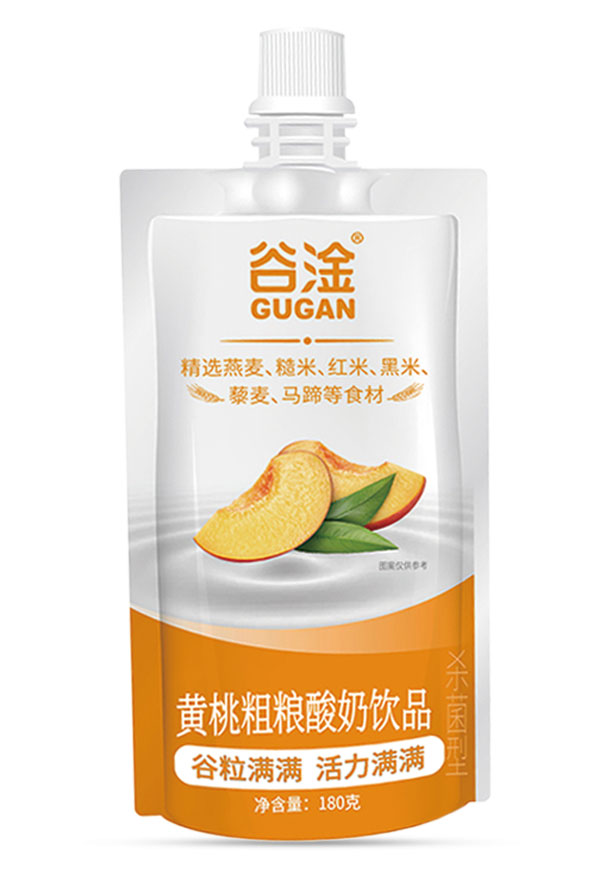 黄桃粗粮酸奶饮品